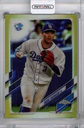 2021 Topps NPB Chrome  高橋周平 (中日ドラゴンズ) Gold Refractors ※初期傷あり 28/50