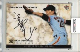 2013 BBM GIANTS LEGENDS 定岡正二 直筆サインカード【69/90】 読売ジャイアンツ