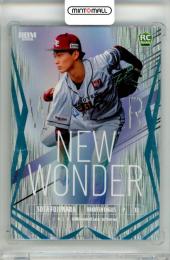 2026 BBM ベースボールカード 1STバージョン 藤原聡大 #NW04 NEW WONDER ライトブルー箔版【094/100】 楽天