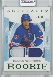 2022-23 UpperDeck Artifacts Braden Schneider Base/Rookies/Emerald/#185【48/99】 New York Rangers