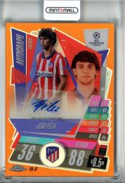 2020 Topps Chrome Match Attax UCL Joao Felix Orange Refractor/Auto/#CA-JF【020/025】《白欠けあり》 Atletico de Madrid