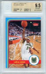 【ケースに微スレあり】2012-13 FLEER Retro Lebron James #2【BGS9.5 GEM MINT】