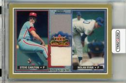 2002 Fleer Fall Classics Steve Carlton / Nolan Ryan Rival Factions Game Used Dual #22