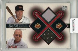 2001 Upper Deck SPx Cal Ripken Jr. Winning Materials Update Duos #CRX2
