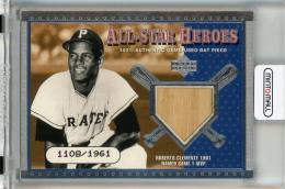 2001 Upper Deck Roberto Clemente All-Star Heroes Memorabilia #ASHROC【1108/1961】《しわあり》