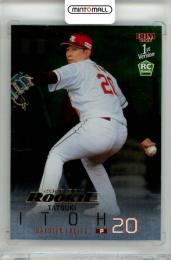 2026 BBM ベースボールカード 1STバージョン 伊藤樹 #103 ルーキーパラレル 金箔版【062/100】 楽天