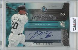 2004 UPPER DECK Ultimate Collection Miguel Cabrera Signatures【19/99】《やや難あり》Florida Marlins