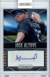 2014 PANINI Prizm Baseball Jose Altuve Prizm Signature Houston Astros