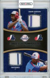 2008 UPPER DECK Sweet Spot Andre Dawson/Tim Raines Swatches Dual《やや難あり》Montreal Expos