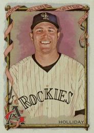 2023 Topps Allen and Ginter MLB #334 Matt Holliday【Silver Portrait】パラレル版レギュラーカード