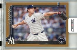 2025 Topps Series1 Baseball Gerrit Cole #187 Base Gold Parallel【1529/2025】 Yankees