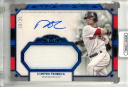 2024 Topps Tier One Dustin Pedroia Autographed Tier One Relics Jumbo Blue Parallel【05/25】 Red Sox