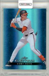 2024 Leaf Electrum Baseball Coby Mayo #12 Base Platinum Parallel【17/25】 Orioles