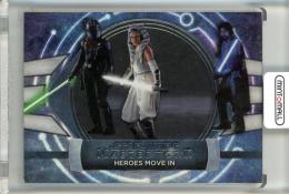 2024 Topps Star Wars Masterwork Heroes Move In  JOURNEY OF AHSOKA TANO Rainbow Foil Parallel【287/299】