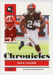 2021 Panini Chronicles #23 Nick Chubb