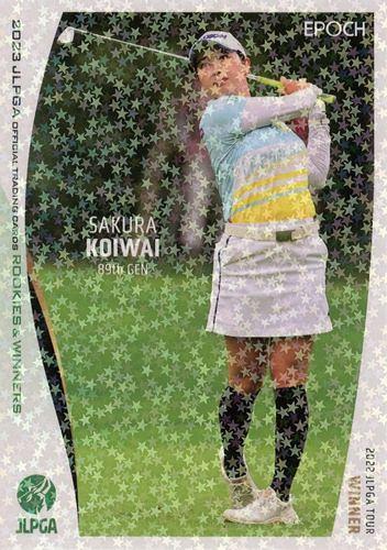 ミントモール / MINT BASE店 (TCシングル通販) / 2023 EPOCH JLPGA 日本女子ゴルフ協会 オフィシャルトレーディングカード  ROOKIES & WINNERS #6 小祝さくら パラレル版レギュラーカード