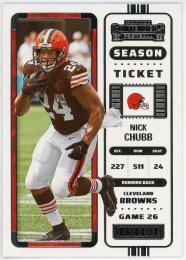 2022 Panini Contenders #24 Nick Chubb