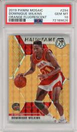 2019-20 PANINI Mosaic Dominique Wilkins #294【22/25 Orange Fluorescent】【PSA10 GEM MT】