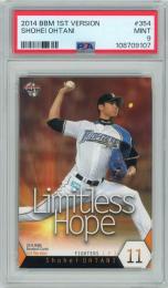 2014 BBM 1st バージョン 大谷翔平 Limitless Hope #354【PSA9】《MINT》北海道日本ハムファイターズ