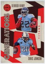 2023 Panini Legacy Generations #7 Chris Johnson/Derrick Henry