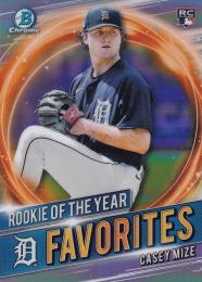 2021 Topps Bowman Detroit Tigers Casey Mize ROY Favorites