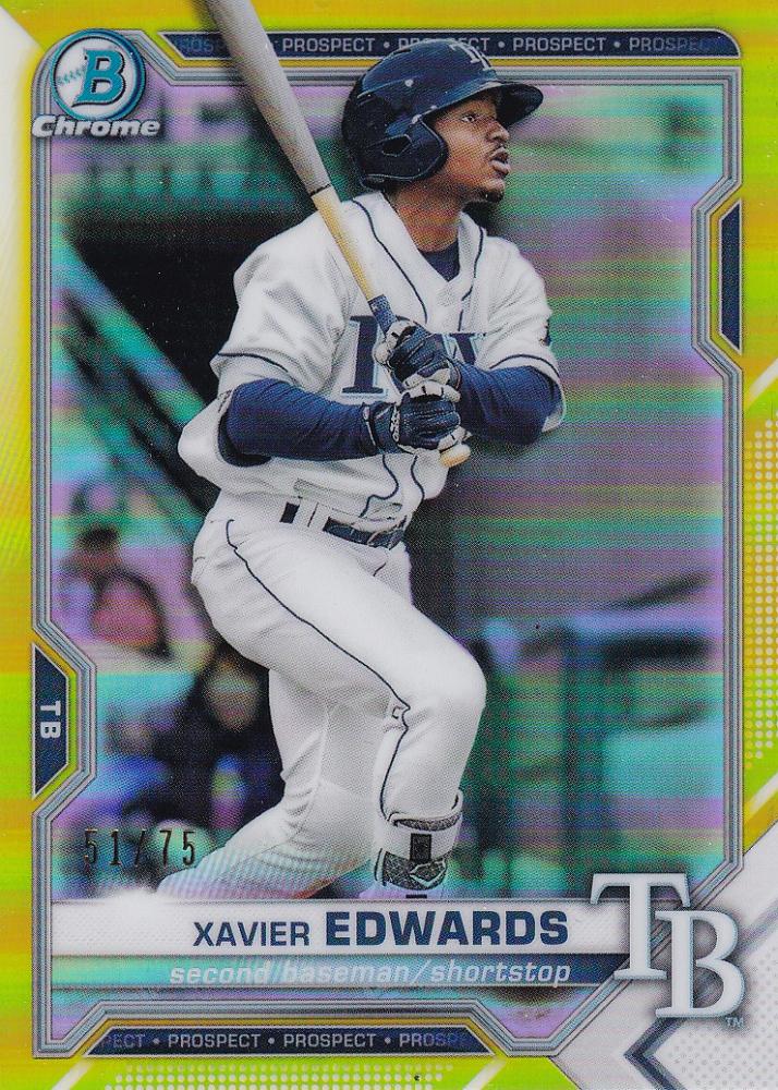 MLBカード 正常 xavier edwards pros card 3枚