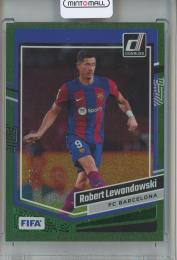 2023-24 Panini Donruss Soccer Robert Lewandowski Base/#113/Green【1/5】 FC Barcelona