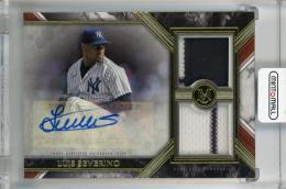 2022 Topps Museum Collection Luis Severino Single-Player Signature Swatches Dual Relic Autographs Gold #SWDRA-LS【08/25】 New York Yankees