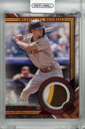 2022 Topps Museum Collection Wil Myers Meaningful Materials Relics Ruby #MMR2-WM【06/10】 San Diego Padres