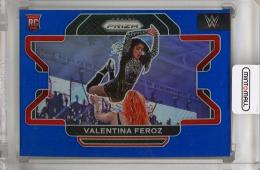 2022 Panini Prizm WWE  Valentina Feroz Blue RC #92 133/199