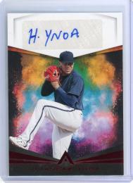 2020 Panini Chronicles Atlanta Braves Huascar Ynoa Ascension Autographs Red(パラレル版) 10/50
