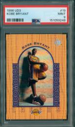 1996 UPPER DECK UD3 Kobe Bryant HARDWOOD PROSPECTS #19【PSA9】 Los Angeles Lakers
