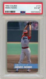 1992 カルビー 野茂英雄 #174【PSA6】《Excellnt MINT》近鉄バファローズ