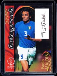 2002 Panini World Cup Japan #A5 Paolo Maldini Autographs Itaria