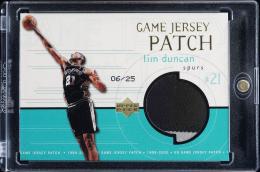 1999-00 Upper Deck #TD Tim Duncan Game Jerseys Patch Super【6/25】 San Antonio Spurs