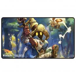 Ultra・PRO MTG [ユニバースビヨンド・ファイナルファンタジー]ブラックスティッチドプレイマット/迷える黒魔道士、ビビ(Vivi Ornitier)