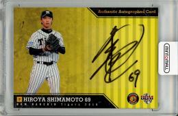 【表面上側若干難あり】2016 BBM 阪神タイガース 島本浩也 直筆サインカード【20/60】