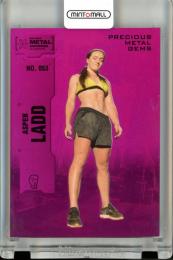 2022 Upper Deck Skybox Metal Universe Champion Aspen Ladd Precious Metal Gems Pink Parallel【12/75】