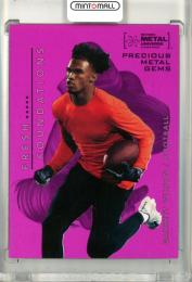 2022 Upper Deck Skybox Metal Universe Champion Garrett Wilson Fresh Foundation Precious Metal Gems Pink Parallel【25/75】