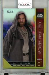2023 Topps Finest Star Wars Obi-Wan Kenobi #FN-45 Base Gold Refractor Parallel【26/50】