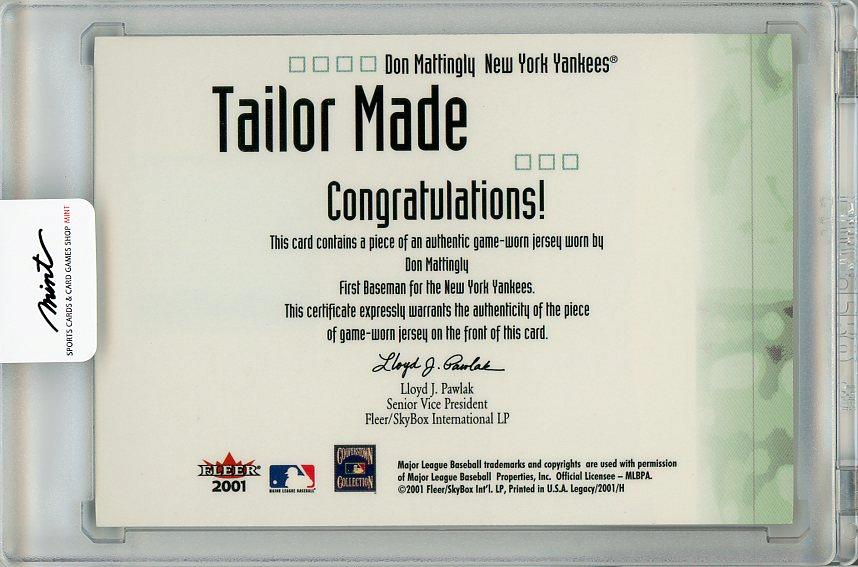 ミントモール / MINT 梅田店 / 2001 FLEER Legacy Don Mattingly
