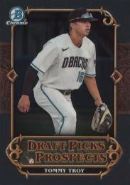 2023 Bowman Chrome Draft MLB #DPP-7 Tommy Troy インサートカード Draft Picks and Prospects