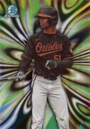 2023 Bowman Chrome Draft MLB #MR-6 Enrique Bradfield Jr. インサートカード Mood Ring