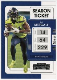 2021 Panini Contenders #86 D.K. Metcalf