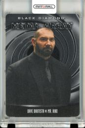 2024 Upper Deck Black Diamond James Bond 007 Dave Bautista as Mr. Hinx #M-24 Metal Array