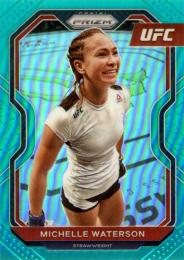 2021 Panini Prizm UFC  Michelle Waterson Teal #9 06/49