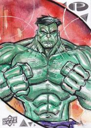 2019 Upper Deck Marvel Premier The Incredible Hulk  Sketch 5x7