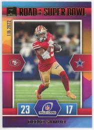 2022 Donruss Road to the Super Bowl Wild Card #WCDS Deebo Samuel