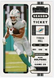 2022 Panini Contenders #80 Tyreek Hill