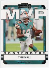 2022 Panini Contenders MVP Contenders #MVPTYH Tyreek Hill